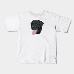Black Labrador Kids T-Shirt